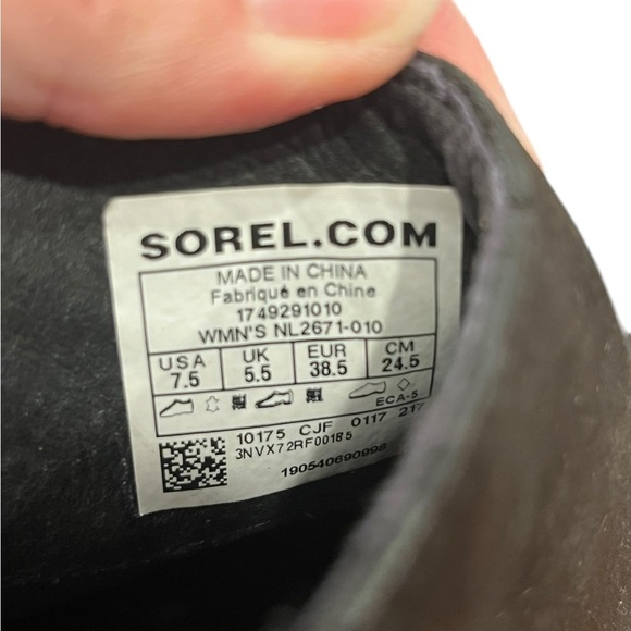 Sorel Black Ankle Boots - Waterproof - Picture 7 of 7